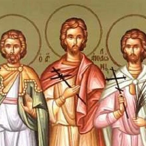 Свети мученици Тирс, Левкије и Калиник