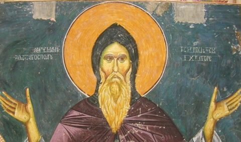 Sveti Simeon Mirotočivi Freska Bogorodica Ljeviška