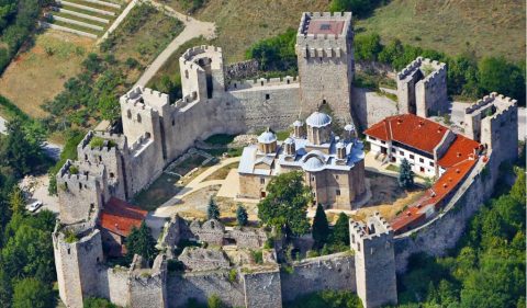 Manasija Monastery Sky View
