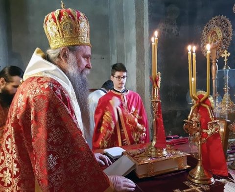 Feb 3 2019 Arhijerejska Liturgija U Djurdjevim Stupovima