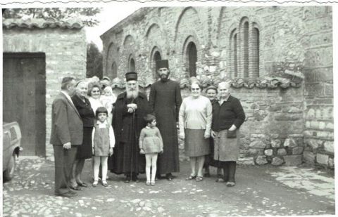 Епископ Павле и јеромонах Варнава у Призрену 1963.