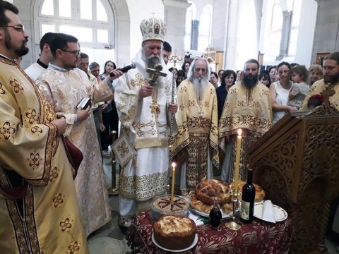 Arhijerejska Liturgija Liturgija Na Prepodobnu Angelinu