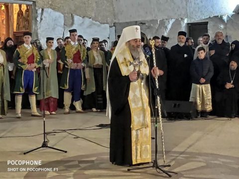 Митрополит кијевски Онуфрије након Литије у Подгорици: Човјек може бити лијеп само када живи с Богом Митрополит Онуфрије
