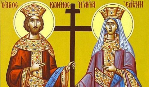 Свети равноапостолни цар Константин и његова мајка Јелена Свети цар Константин и Јелена