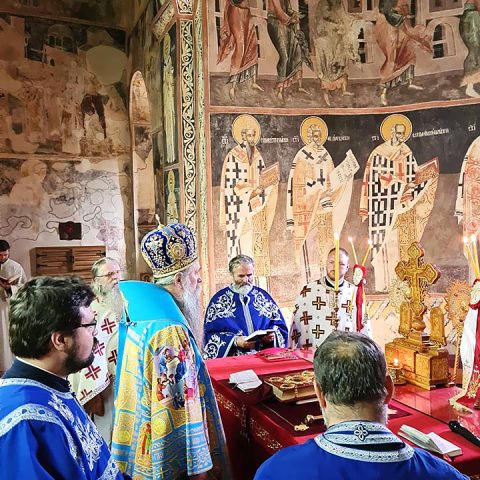 Avg 2020 Arhijerejska Liturgija Na Veliku Gospojinu U Manastiru Piva 4