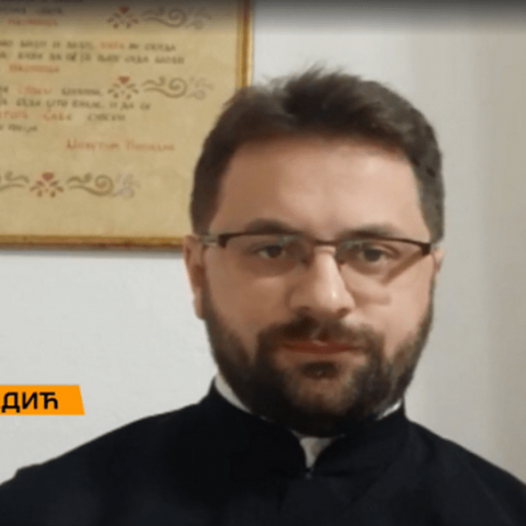Ђакон и песник Милутин Попадић фото принтскрин