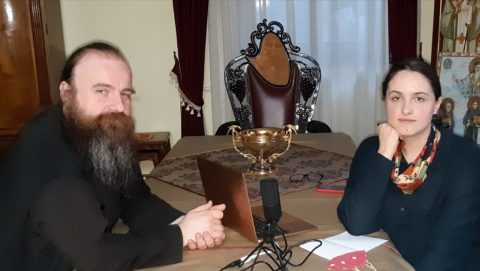 Јеромонах Јустин Мреновић и Тијана