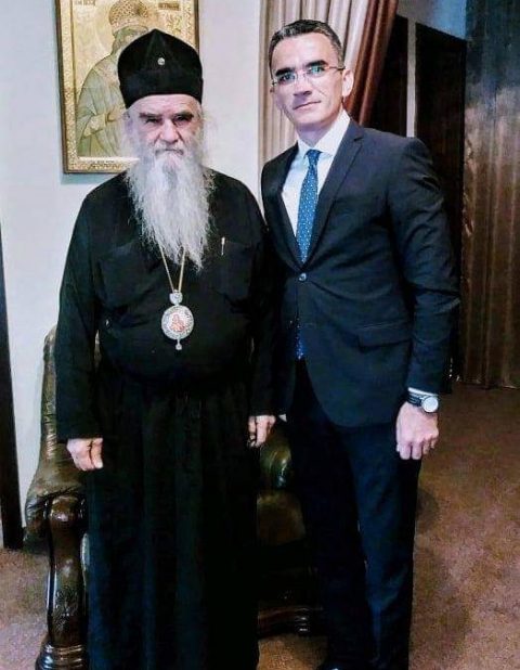 Владимир Лепосавић: Митрополитов пут је био пут правде Митрополит и Владимир Лепосавић
