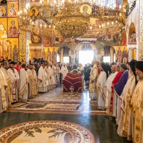 Сахрана Митрополита Амфилохија