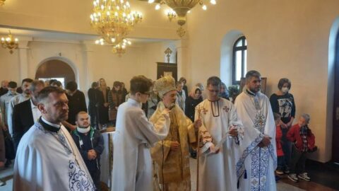 Епископ Атанасије богослужио у Пљевљима