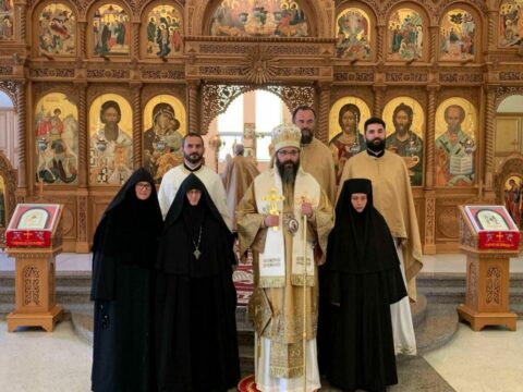 Монашење у манастиру Светог Саве Нови Каленић код Канбере у Аустралији Монашење у манастиру Светог Саве Нови Каленић 1