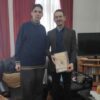prof. Aleksandar Vujović i direktor Istorisjkog instituta iz Beograda prof. dr Aleksandar Rastović