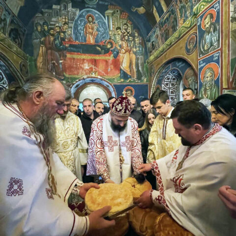 Jan 2022 Arhijerejska Liturgija Na Jovanjdan U Strasevini 1