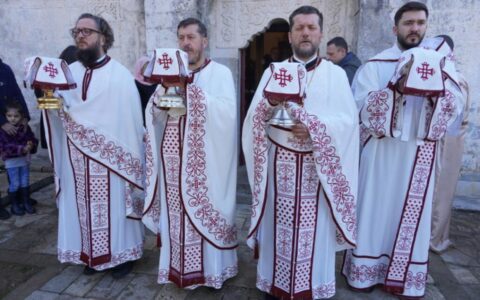 Евхаристијско сабрање у храму под Горицом