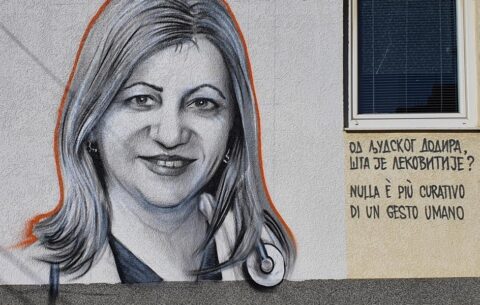 Mural Posvećen Dr Sonji Rakočević