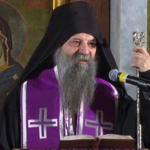 Патријарх Пoрфирије на прашчалном вечерњем