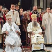 Патријарх Порфирије предстојао евхаристијским сабрањем у Саборном храму Светог Климента Охридског у Скопљу