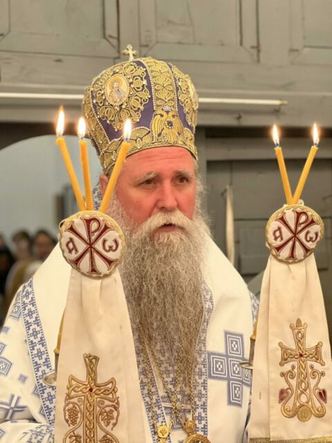 Митрополит Јоаникије на празник Успенија Пресвете Богородице богослужи у манастиру Савина Vladika Joanikije