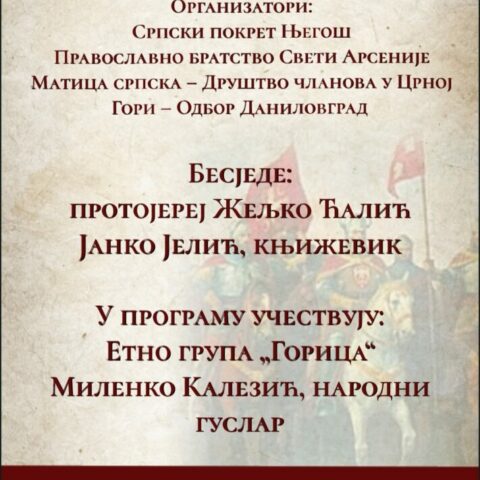 Видовданска трибина у Даниловграду