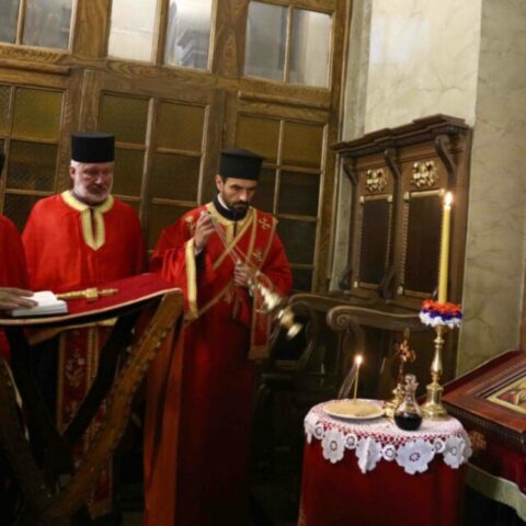 Патријарх Порфирије служио помен Патријарху Викентију
