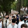 Вечерња служба и Светоуспењска литија у манастиру Савина