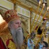 Mitropolit Joanikije na Liturgiji u Cetinjskom manastiru
