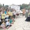 Stopama Mitropolita Amfilohija na humnu Hrama Svetog Jovana Vladimira