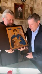 Драган Стојковић Пикси посјетио манастир Острог