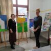 Olivere Radić sa slikarkom iz Tivta Anom Ivanović