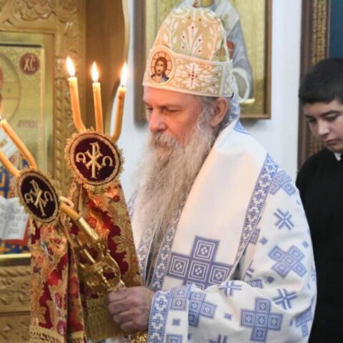 Владика Јован у Цетињском манастиру