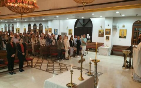 Прва литургија на српском језику у Дубаију Дубаи