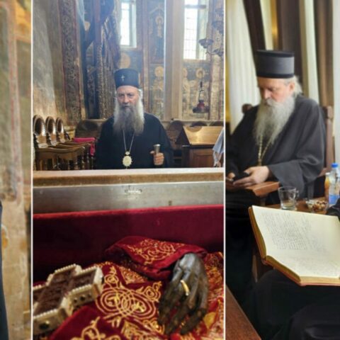 Патријарх српски Порфирије стигао у манастир Високе Дечане