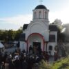 Osvećenje hrama Svetog Joanikija Crnogorsko primorskog u Aranđelovcu
