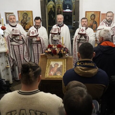 Аранђеловдан у храму под Горицом