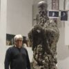 Skulptura Mitropolita Amfiholija uskoro ispred crkve u Velici