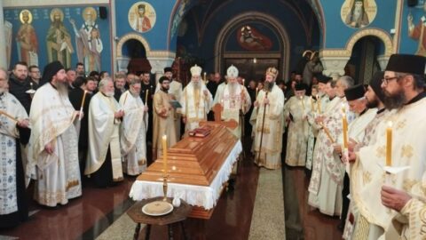 Заупокојена Литургија и опело протојереју-ставрофору Миловану Глоговацу Заупокојена Литургија и опело протојереју ставрофору Миловану Глоговацу
