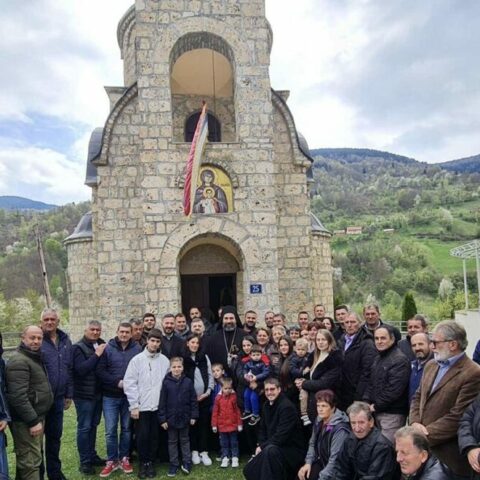 Епископ Методије служио Пређеосвећену Литургију у Велици код Плава