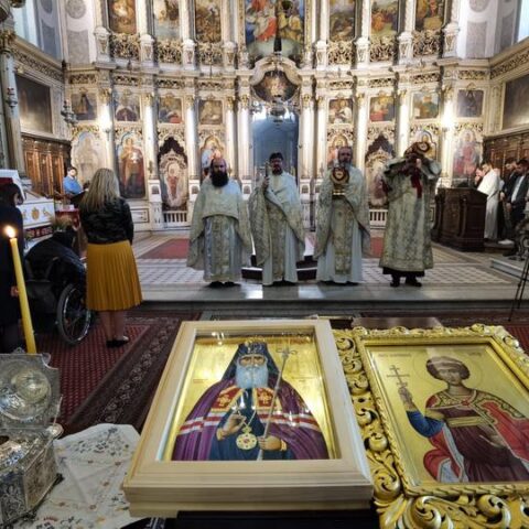 Празник Светог Иринеја, епископа бачког, исповедника вере, у Саборном храму у Новом Саду