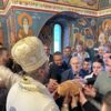 Архијерејска Литургија и освећење фрескописа у храму Светог Николаја Мирликијског у селу Главаца