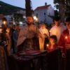 Радост Васкрсења у храму Свете Тројице у будванском Старом Граду