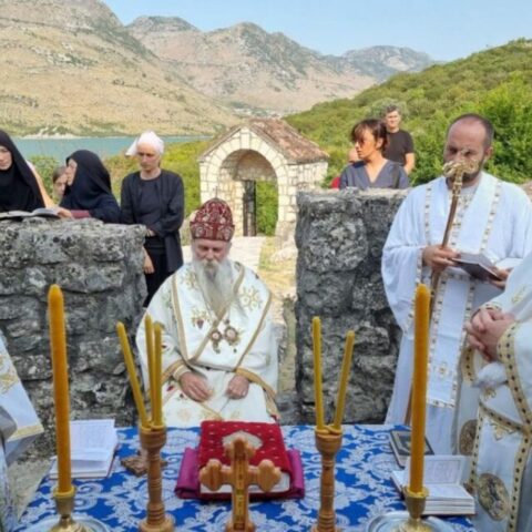 Архијерејска литургија поводом славе манастира Морачник