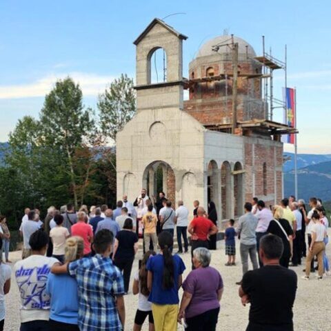 Jul 2024 Vladika Metodije Postavio Kamen Temeljac Za Crkvu U Selu Vlah 1