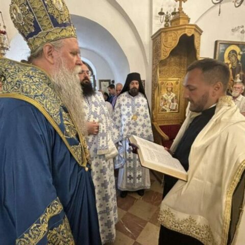 Архијерејска литургија и рукоположење у Цетињском манастиру