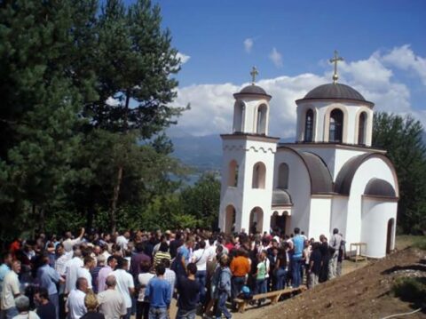 Епископ Методије служио је у цркви Светог Николаја Мирликијскогу Војном Селу код Плава Avg 2024 Najava Za Arhijerejsku Liturgiju Vojnom Selu