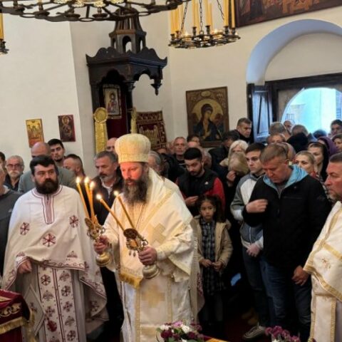 Прослављен имендан владике Илариона у Драганцу