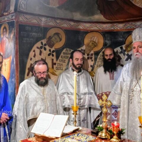 Митрополит Јоаникије богослужио у Манастиру Светог Спиридона на Паштровској гори