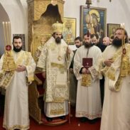 Епископ Пајсије богослужио у Цетињском манастиру