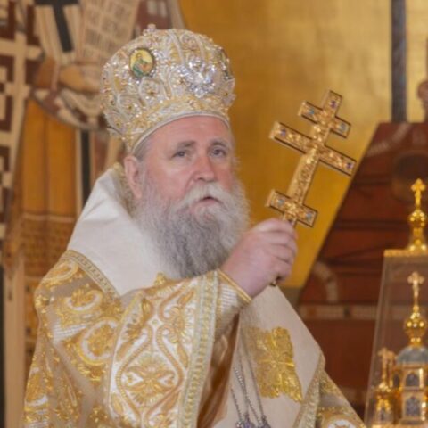 Митрополит Јоаникије на Божић богослужио у подгоричком Саборном храму