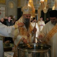 Патријарх Порфирије на Богојављење