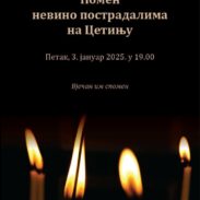 У барском Саборном храму вечерас помен невино пострадалима на Цетињу